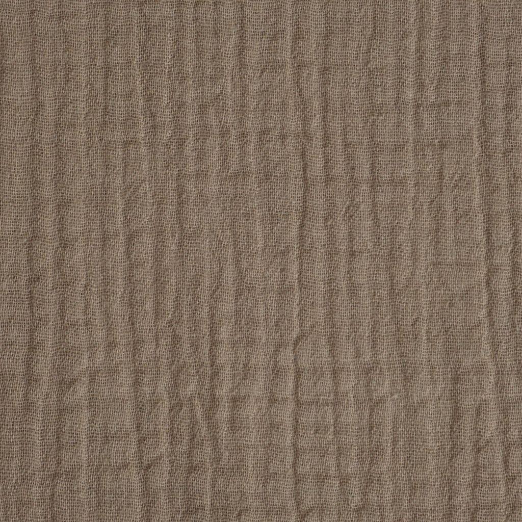 Double Gauze Musselin uni beige